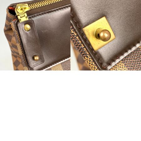 LOUIS VUITTON ルイヴィトン ダミエ ボストンバッグ グリニッジPM 型崩れ有 N41165 ブラウン