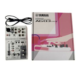 YAMAHA ヤマハ ライブストリーミングミキサー AG03MK2 ホワイト YGCJ01779 Bランク