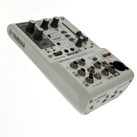YAMAHA ヤマハ ライブストリーミングミキサー AG03MK2 ホワイト YGCJ01779