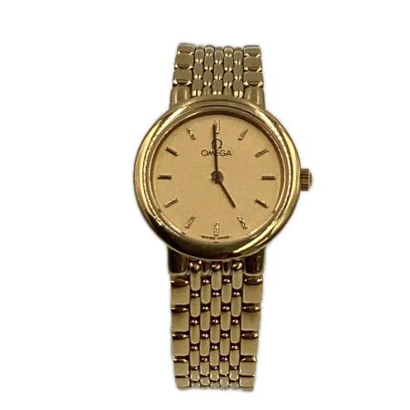 OMEGA オメガ デビル レディースウォッチ 腕時計 クォーツ 本体のみ  6151/441 ゴールド