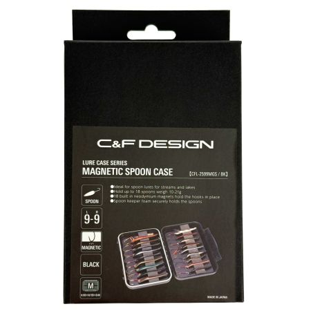 C&F DESIGN マグネティック9/9スプーンケース CF-2599MGM/BK ブラック 未使用品