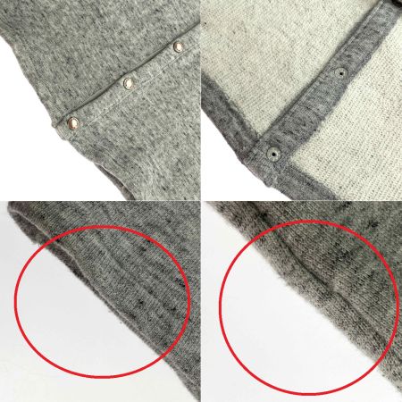  Vincent et Mireille カーディガン VM81SF803M グレー LLサイズ