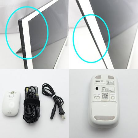  NEC エヌイーシ 一体型デスクトップパソコン Windows10 テレビチューナー内蔵 PC-DA370GAW-KS ホワイト 一部地域を除き送料無料