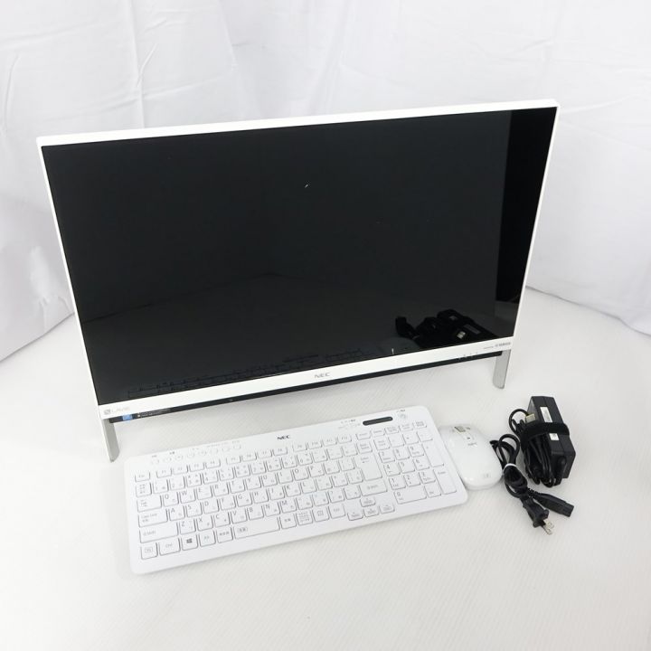 NEC エヌイーシ 一体型デスクトップパソコン Windows10 テレビチューナー内蔵 PC-DA370GAW-KS ホワイト 一 部地域を除き送料無料｜中古｜なんでもリサイクルビッグバン