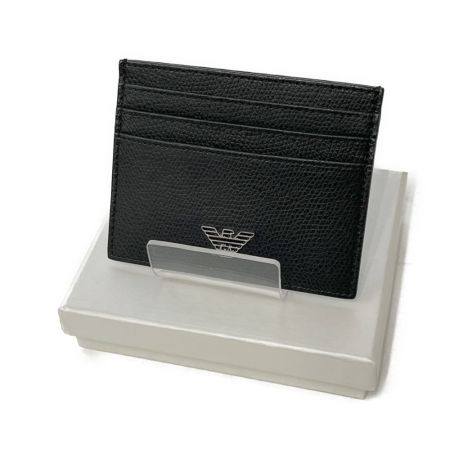  EMPORIO ARMANI エンポリオアルマーニ カードケース YEM320YAQ2E ブラック