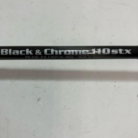 MCワークス ルアーロッド ブラックアンドクローム Black＆Chrome 110STX 竿袋付