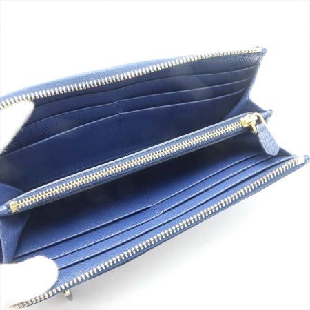 PRADA プラダ 長財布 ネイビー
