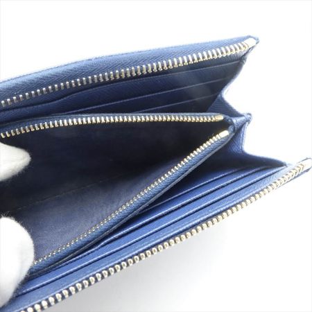  PRADA プラダ 長財布 ネイビー