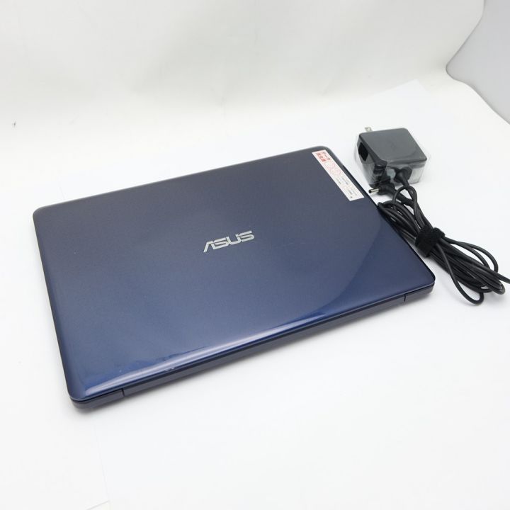 中古】 ASUS エイスース ノートパソコン Windows10 X207N ネイビー 一 ...