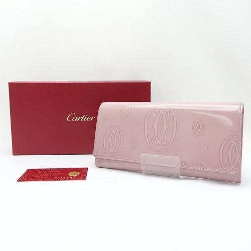 ◇◇ Cartier カルティエ 長財布 ハッピーバースデー L3000785 ピンク 