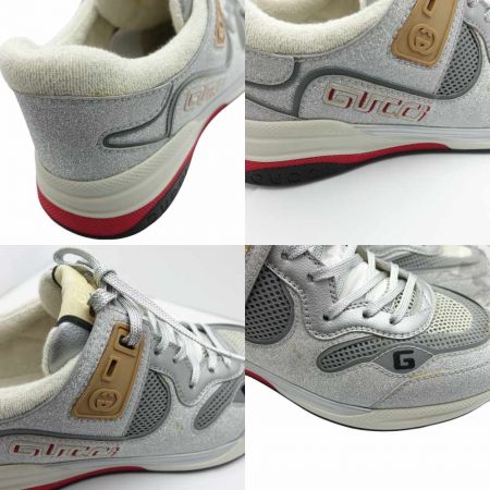 GUCCI グッチ スニーカー　劣化あり 599058HW910 シルバー 9 1/2