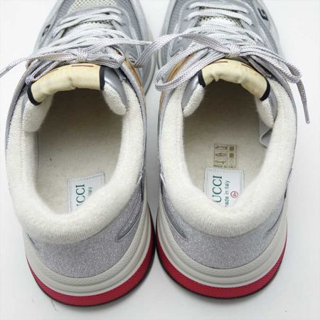  GUCCI グッチ スニーカー　劣化あり 599058HW910 シルバー 9 1/2