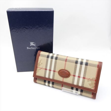  Burberrys バーバリーズ 長財布 ブラウン 一部地域を除き送料無料
