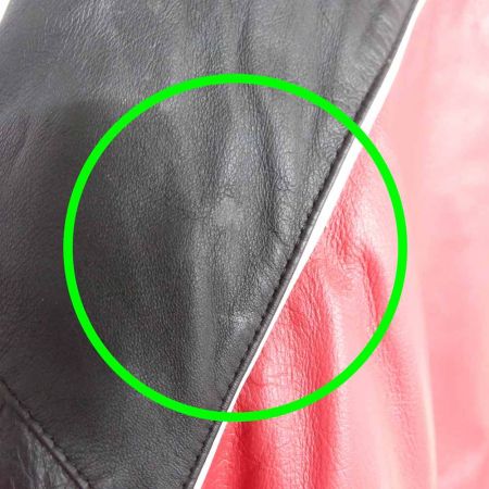  WILSONS レザージャケット　BLAZERS レッド×ブラック x ブラック 一部地域を除き送料無料