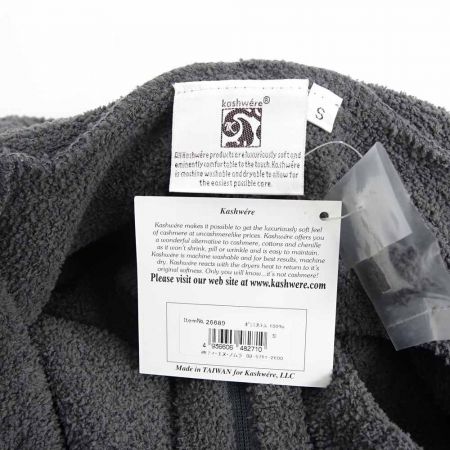 KASHWAREFZ HOODED パーカー　ポリエステル100％ グレー 一部地域を除き送料無料
