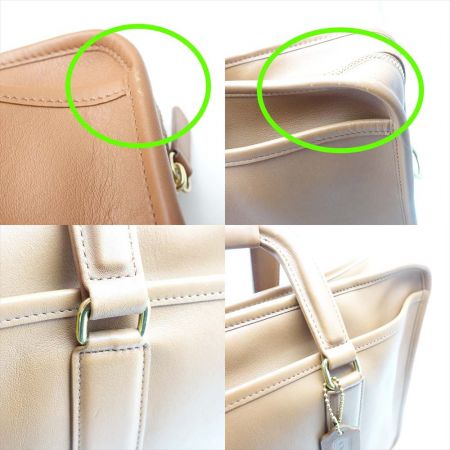  COACH コーチ ビジネスバッグ　レザー 05296 ブラウン