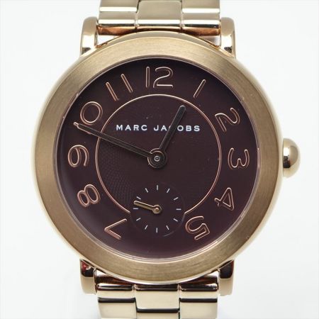 中古】 MARC JACOBS マークジェイコブス クォーツ 箱・取説・コマ付