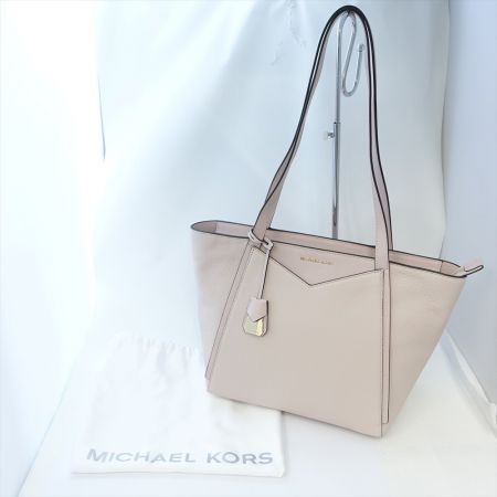 中古】 MICHAEL KORS マイケルコース トートバッグ 布袋付 ピンク 一部