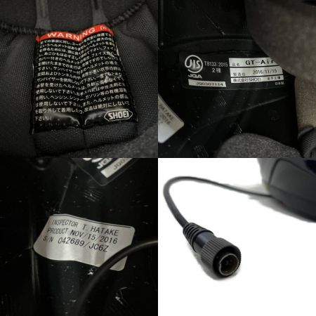  SHOEI ショーエイ  ヘルメット　Mサイズ(57cm) ＧＴ－Ａir ブラック