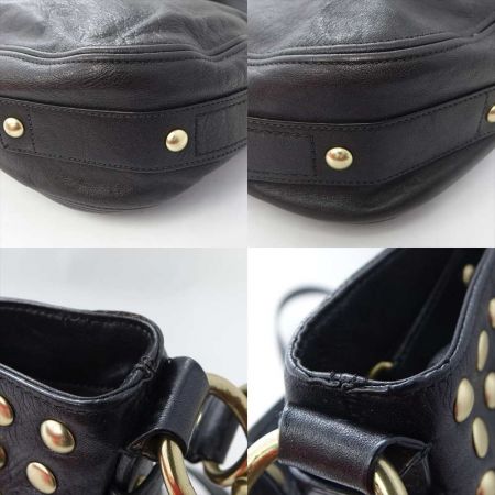  COACH コーチ スタッズ　ショルダーバッグ F15237 ブラック