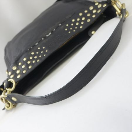  COACH コーチ スタッズ　ショルダーバッグ F15237 ブラック