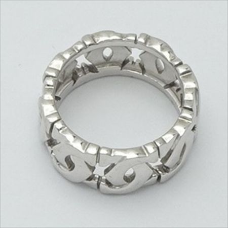  Cartier カルティエ アントルラセリング　K18WG　6.5ｇ　6.5号　サイズ47　ケース付 一部地域を除き送料無料