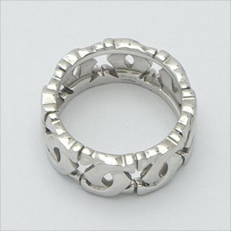  Cartier カルティエ アントルラセリング　K18WG　6.5ｇ　6.5号　サイズ47　ケース付 一部地域を除き送料無料