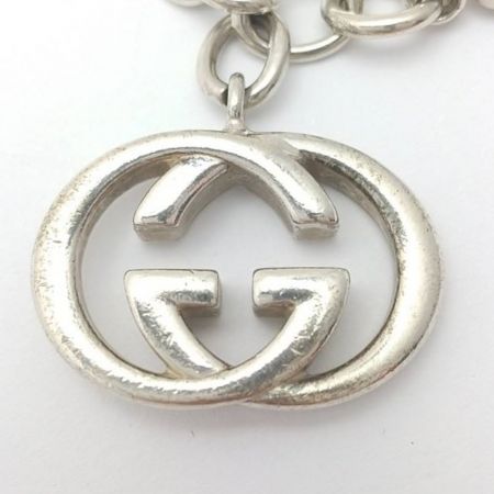  GUCCI グッチ ブレスレット  SV 20.2g インターロキング GG  【送料無料】