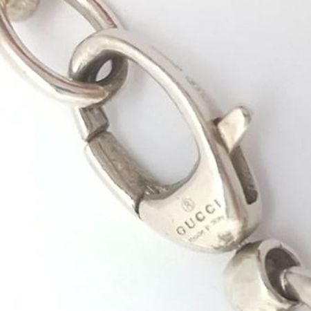  GUCCI グッチ ブレスレット  SV 20.2g インターロキング GG  【送料無料】