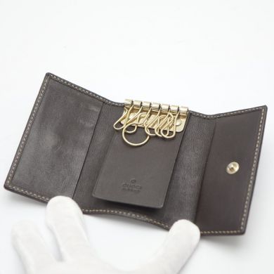 GUCCI グッチ ハートロゴ キーケース 257217・496334 ブラウン