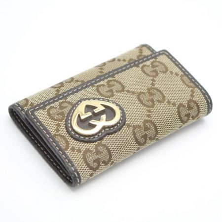 【中古】 GUCCI グッチ ハートロゴ キーケース 257217