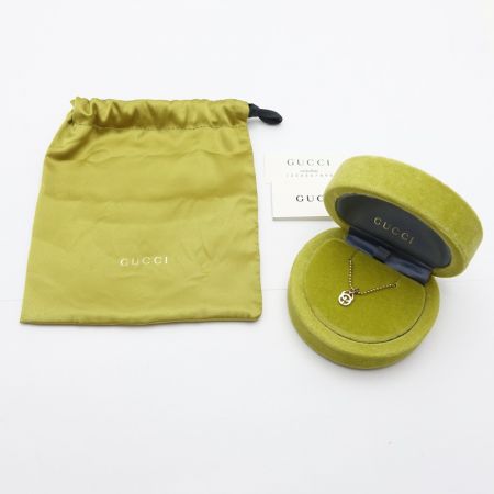  GUCCI グッチ アクセサリー　ネックレス K18 6.7g GGロゴ ケース付