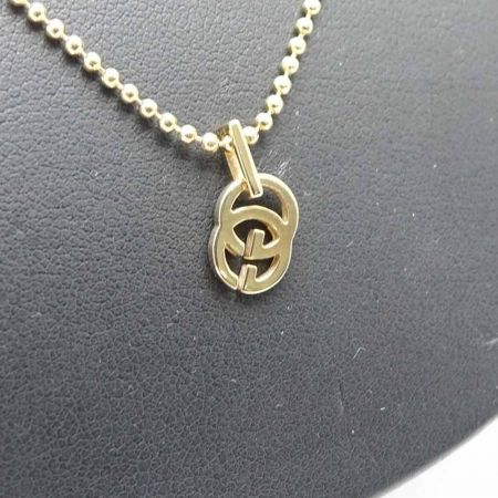  GUCCI グッチ アクセサリー　ネックレス K18 6.7g GGロゴ ケース付