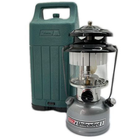  Coleman コールマン ガソリンランタン 1991年10月製造 ケース付 282・285 シルバー/ブラック