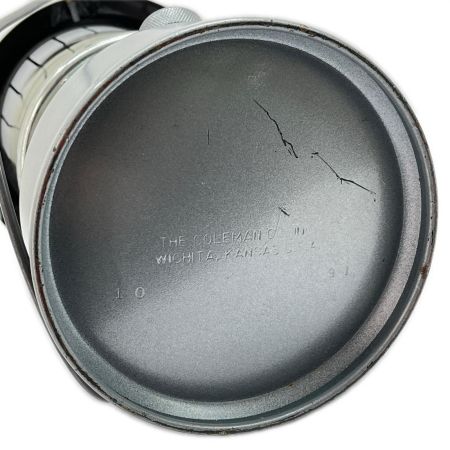  Coleman コールマン ガソリンランタン 1991年10月製造 ケース付 282・285 シルバー/ブラック