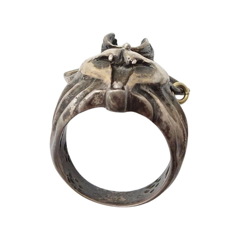 中古】 the king SILVER925×K18 CATS RING 指輪 KSR-001 Cランク｜総合