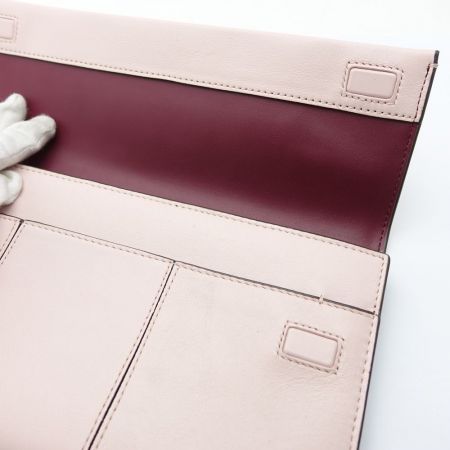  TORY BURCH トリーバーチ クラッチバッグ　BLOCK-T TRAVEL CLUTCH ピンク