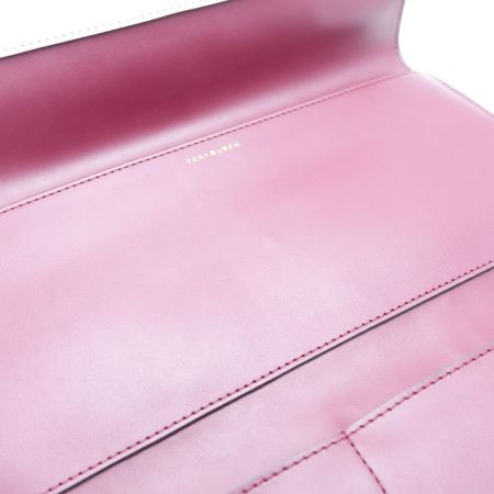  TORY BURCH トリーバーチ クラッチバッグ　BLOCK-T TRAVEL CLUTCH ピンク