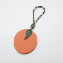 ◆◆ HERMES エルメス チャーム　オレンジ　みかん　フルーツ オレンジ 送料無料 Bランク