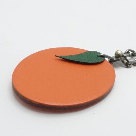  HERMES エルメス チャーム　オレンジ　みかん　フルーツ オレンジ 送料無料