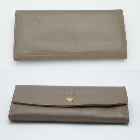  IL BISONTE イルビゾンテ 長財布 グレージュ 一部地域を除き送料無料