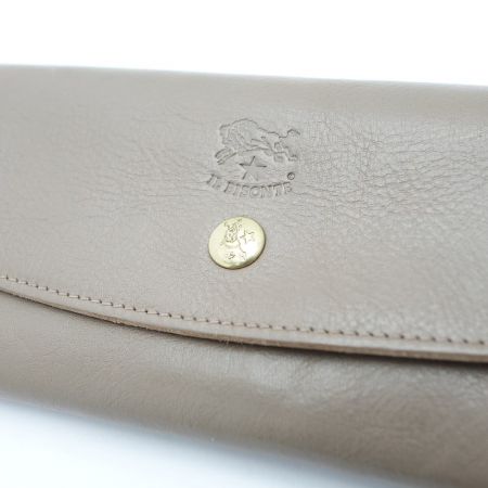  IL BISONTE イルビゾンテ 長財布 グレージュ 一部地域を除き送料無料
