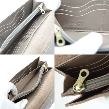  IL BISONTE イルビゾンテ 長財布 グレージュ 一部地域を除き送料無料