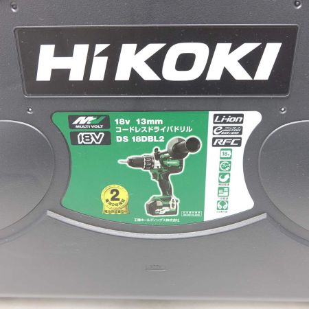  HiKOKI ハイコーキ コードレスドライバドリル DS18DBL2 グリーン