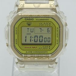 ◆◆ CASIO カシオ 35周年記念モデル　スケルトン DW-5035E グレイシアゴールド Aランク