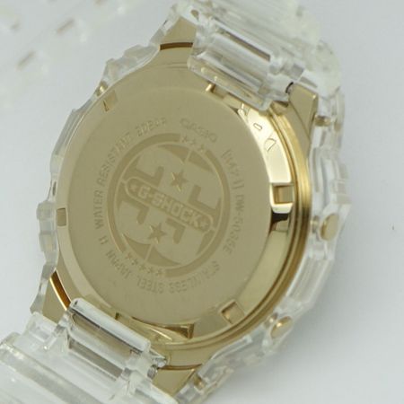  CASIO カシオ 35周年記念モデル　スケルトン DW-5035E グレイシアゴールド