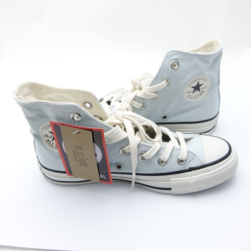 中古】 CONVERSE コンバース ハイカットスニーカー スカイブルー 22.5