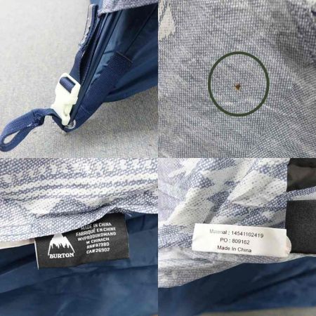  BURTON×Bigagnes ナイトキャンプテント グランシート付　1～2人用　 ブルーグレー系