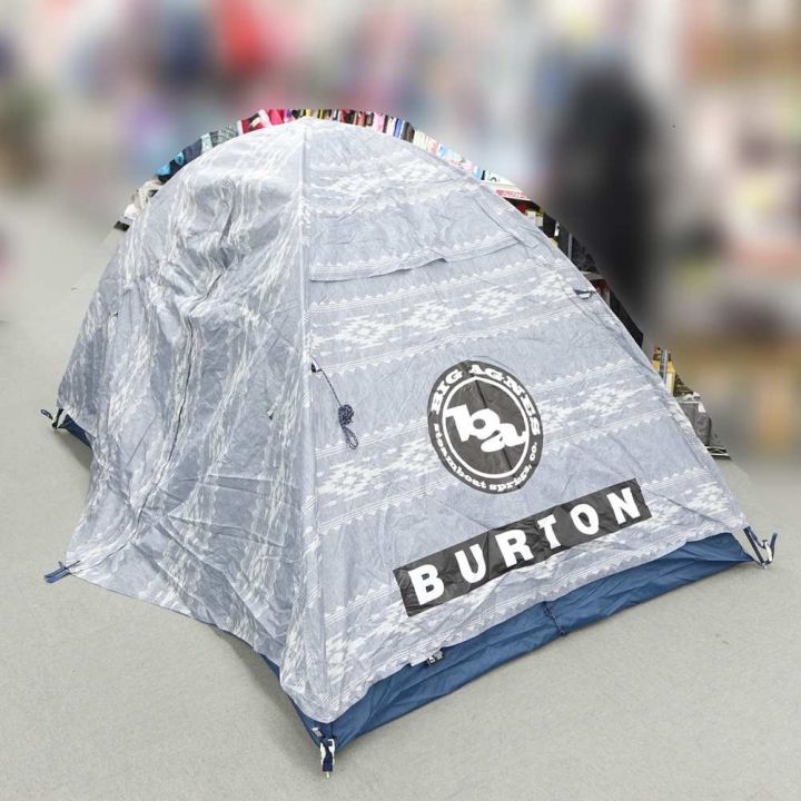 BURTON×Bigagnes ナイトキャンプテント グランシート付 1～2人用 ブルーグレー系｜中古｜なんでもリサイクルビッグバン