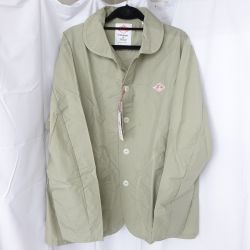 ◆◆ DANTON ダントン 丸襟　ジャケット #JD-8971 NTF グリーン 【送料無料】 Sランク